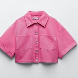 COPY - Pink denim top